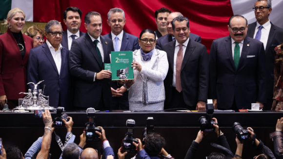 Rosa Icela Rodríguez entrega al Congreso el Segundo Informe de Sheinbaum