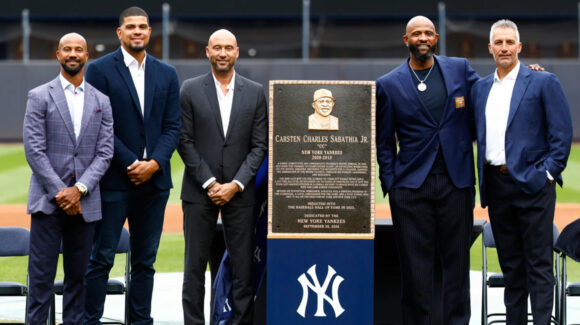 MLB: Los Yankees retiran el número 52 del miembro del Salón de la Fama, CC Sabathia