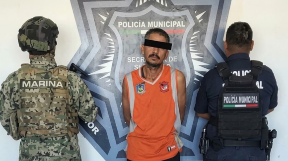 SSPM detiene a hombre armado tras reporte de presunta violencia familiar en Cajeme