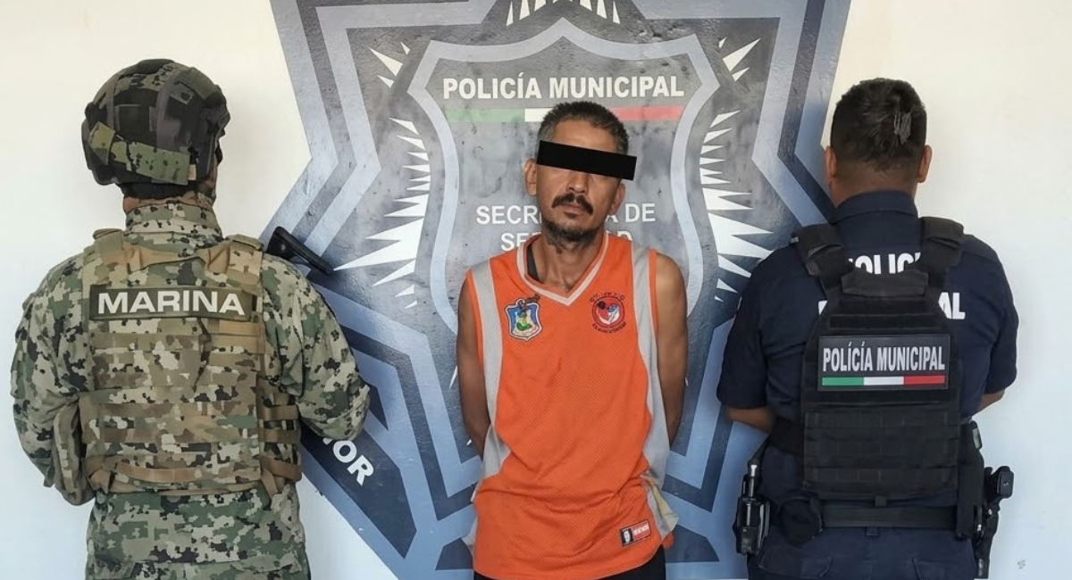 SSPM detiene a hombre armado tras reporte de presunta violencia familiar en Cajeme