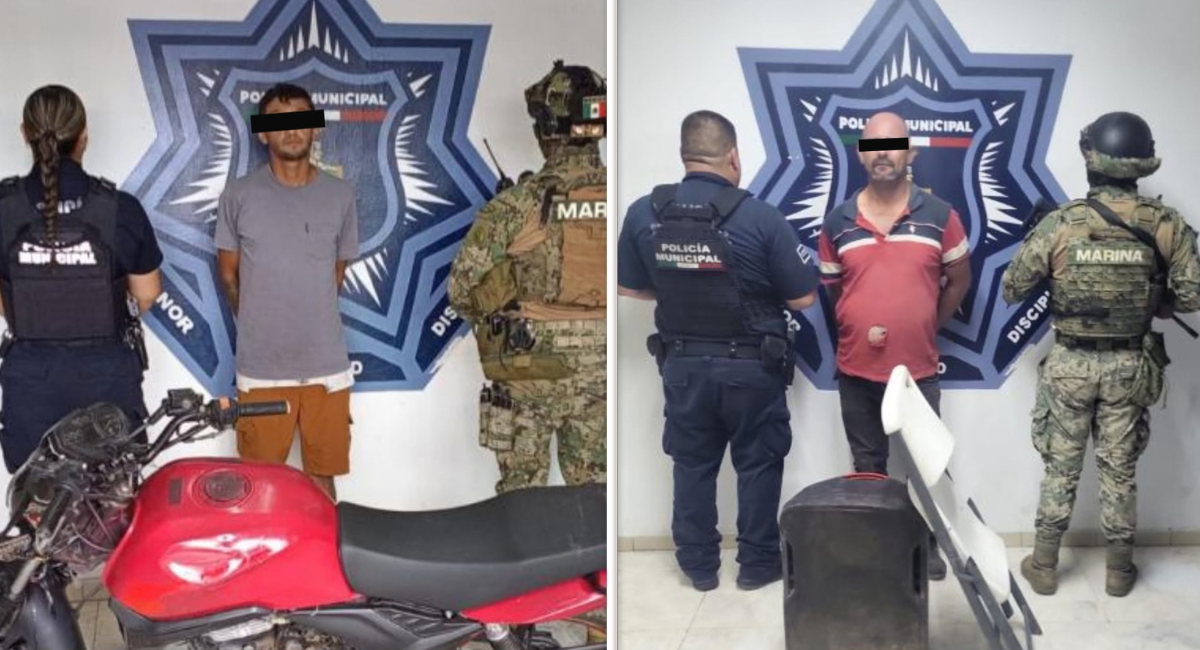 SSPM y Marina detienen a dos sujetos tras operativo coordinado en Cajeme