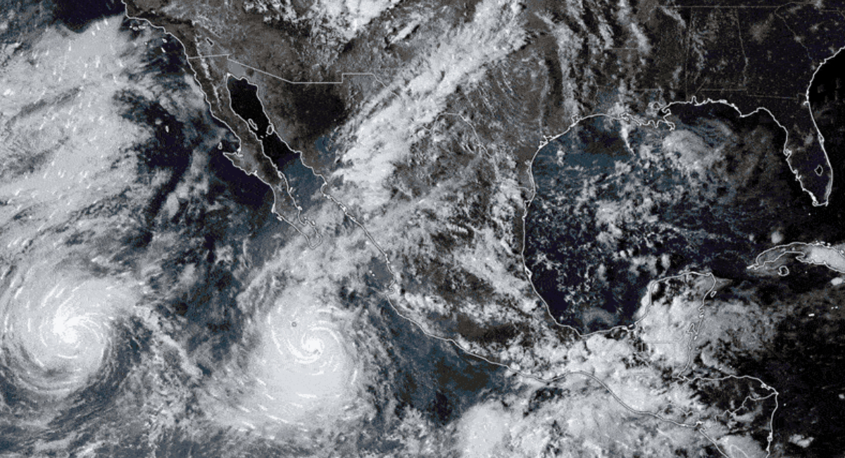 Se forma Depresión Tropical Dieciocho-E HOY domingo 27 de septiembre; junto a Huracán Polo alarman estos estados