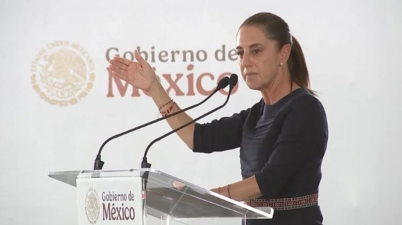 Sin Maru Campos en acto público, Sheinbaum destaca soberanía en Ciudad Juárez