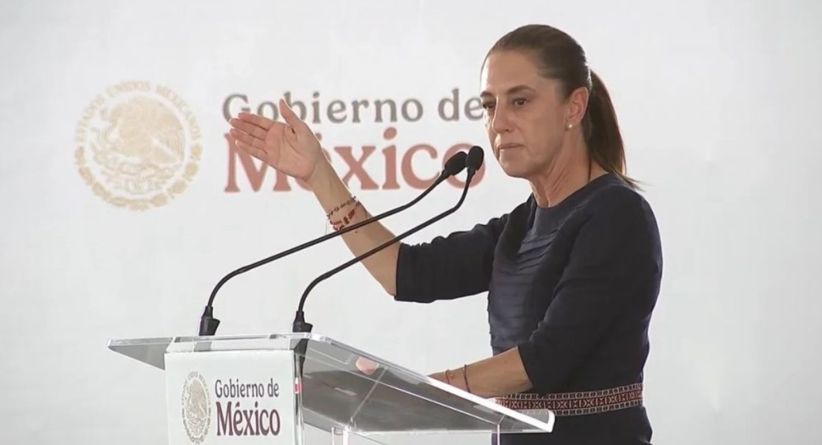 Sin Maru Campos en acto público, Sheinbaum destaca soberanía en Ciudad Juárez