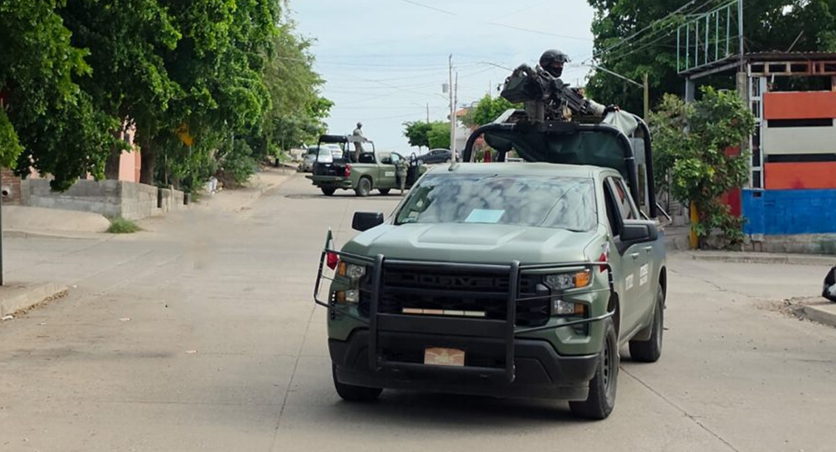 Sujetos armados rafaguean domicilio en Culiacán; Ejército Mexicano despliega fuerte operativo