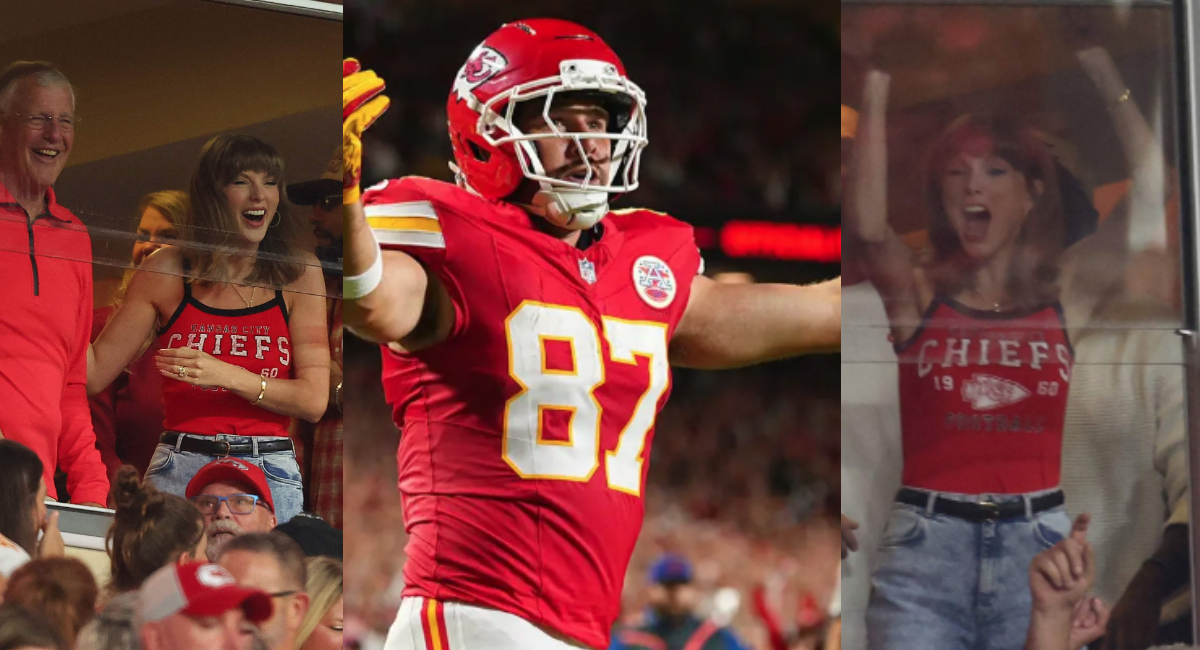 Taylor Swift celebra touch down de Travis Kelce y se viralza por este detalle inusual