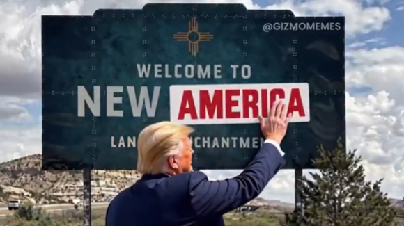 Trump cambia Nuevo México por ‘New America’, gobernadora responde