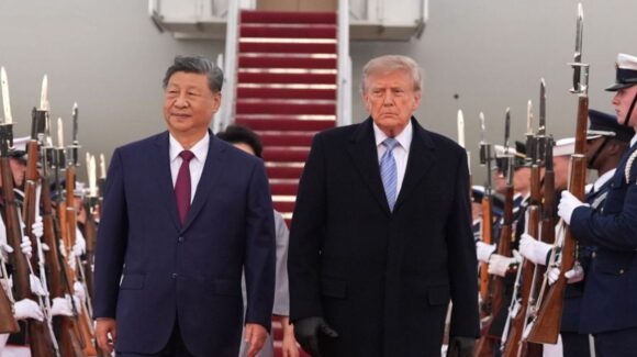 Trump recibe a Xi Jinping con honores de Estado en su primera visita oficial a Washington