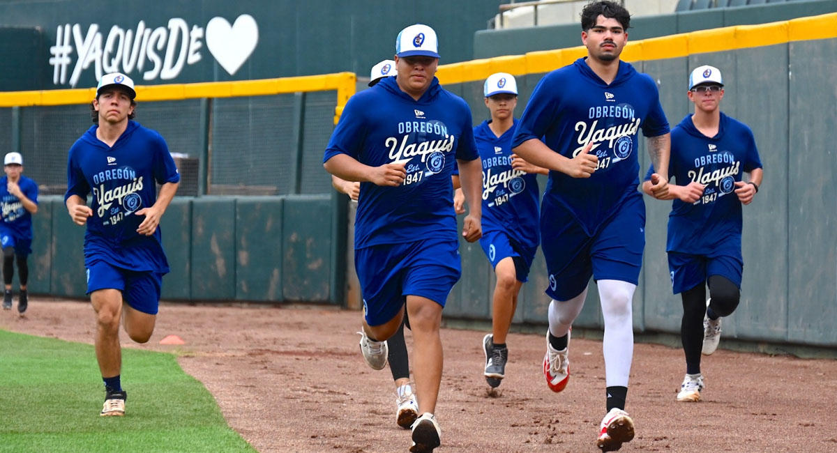 Los jugadores de la Tribu cajemense sostuvieron un ligero entrenamiento, antes de su viaje a Nogales