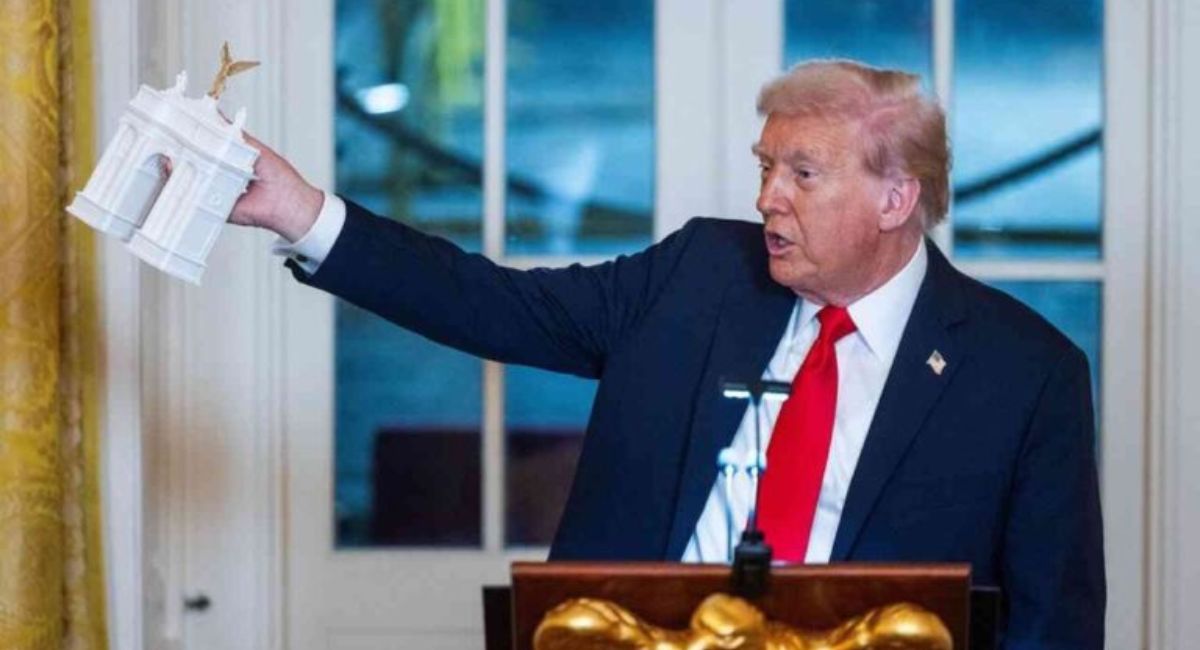 ¿Qué se sabe del arco de 76 metros de Trump y su uso militar?