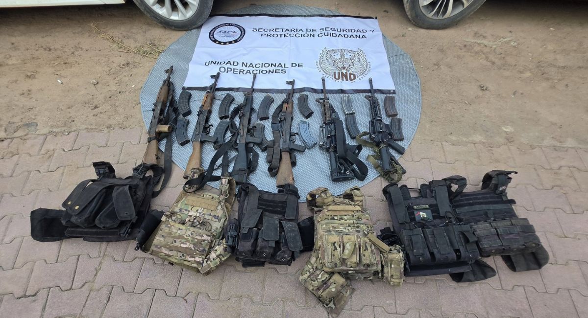 Operativos en Mazatlán dejan armas y drogas aseguradas