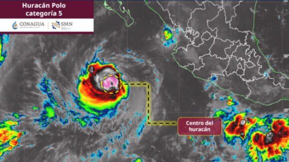 Huracán ‘Polo’ se mantiene como categoría 5: ¿Cuáles serán sus efectos HOY sábado 26 de septiembre?