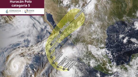 Huracán ‘Polo’ se acerca a Baja California Sur; Protección Civil activa ALERTA AZUL en Sonora