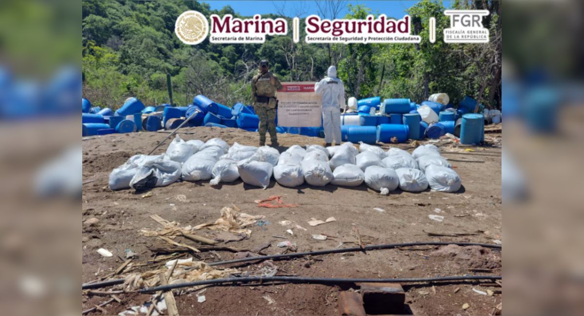 Cae uno de los mayores laboratorios de metanfetamina del sexenio en Sinaloa
