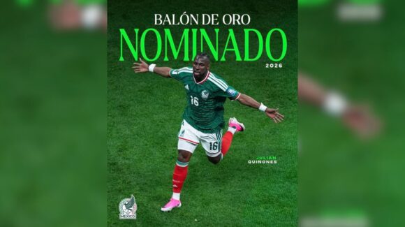 ¡Orgullo nacional! Julián Quiñones, candidato al Balón de Oro 2026: ¿Cuándo será la ceremonia?