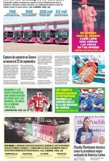 Tribuna Sonora 15-Septiembre-2026