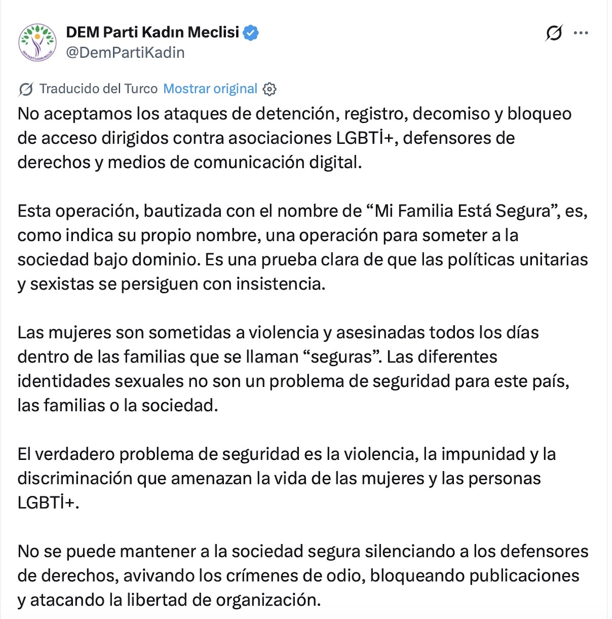Turquía detiene a decenas de activistas LGBT+