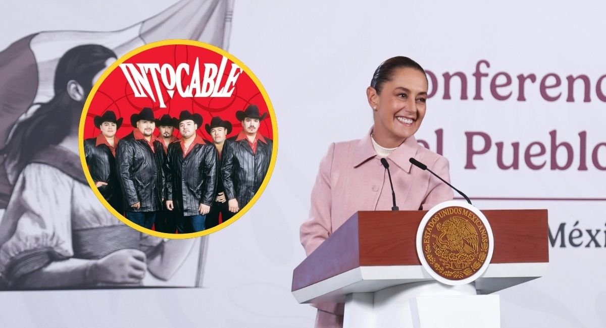 Sheinbaum confirma seis artistas más junto a Intocable para el Zócalo el 15 de septiembre