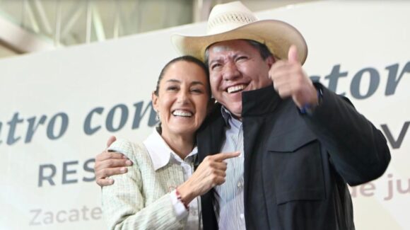 Gobernador de Zacatecas respalda estrategia de seguridad de Claudia Sheinbaum