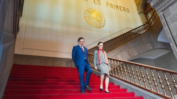 Sheinbaum comparte detalles de su encuentro con Petro en Palacio Nacional: Lo invitó a dar ponencias
