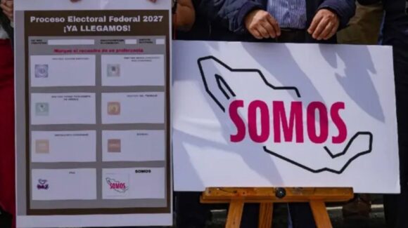 Somos entrega tercera propuesta de emblema tras nuevo rechazo del INE rumbo a 2027