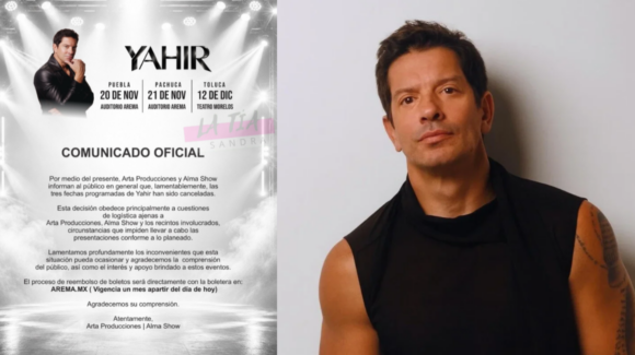¿Se queda sin fans? Yahir cancela tres conciertos en México tras salir de ‘La Casa de los Famosos 2026’