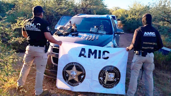 AMIC asegura drogas, equipo táctico y un hombre tras operativo en Ímuris y Magdalena de Kino