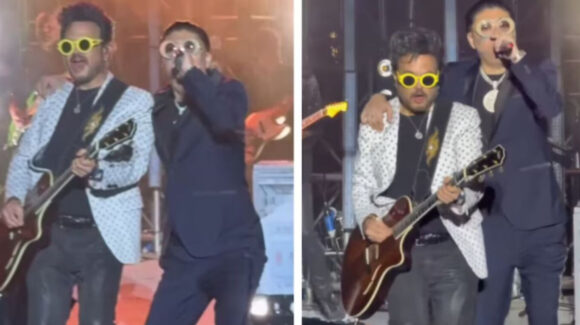 (VIDEO) Aleks Syntek comparte escenario con Dani Flow tras polémicas críticas al reguetón: “Discúlpame”
