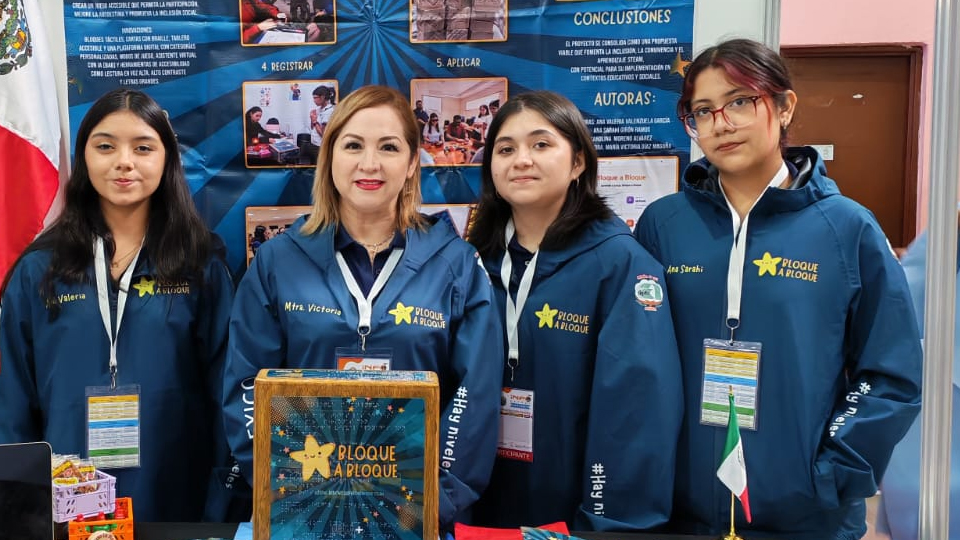 Alumnas de CBTA 197 de Cajeme ganan platino con juego inclusivo en mundial de Argentina