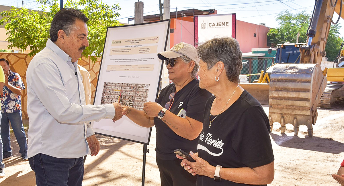 Ayuntamiento de Cajeme invierte 5.3 millones en pavimentación y reforzará trabajos de bacheo en las colonias