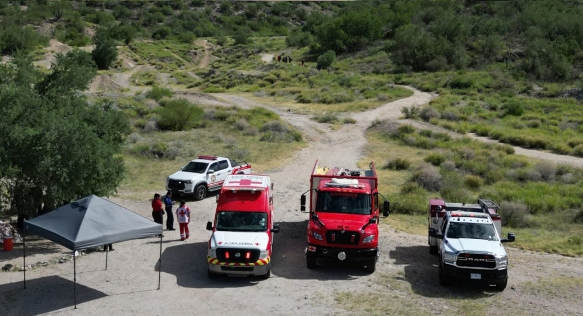 Bomberos auxiliaron a una senderista deshidratada con problemas en el descenso