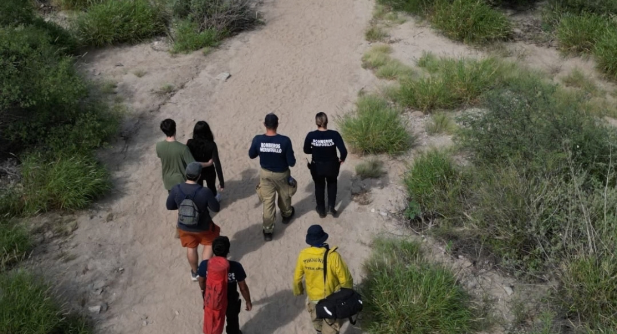 Bomberos auxiliaron a una senderista deshidratada con problemas en el descenso