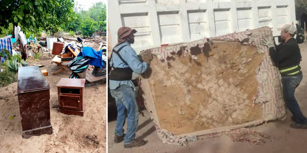 Buscan eliminar criaderos de moscos generados por las inundaciones en Navojoa