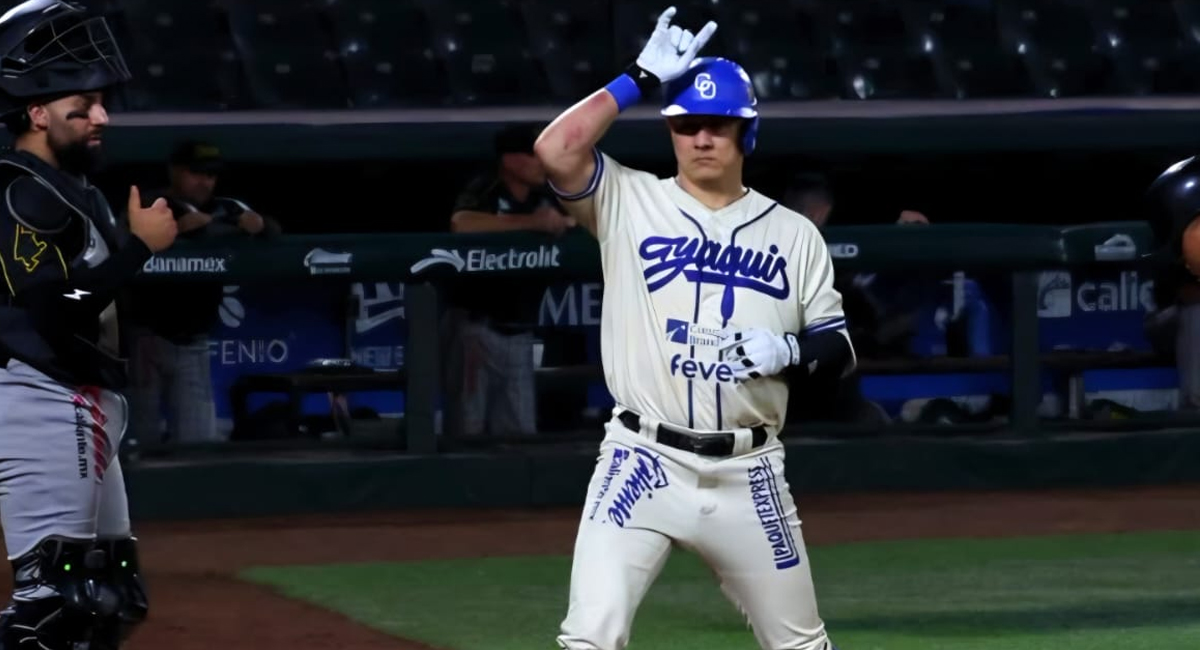 Cardona se siente como en casa con Yaquis