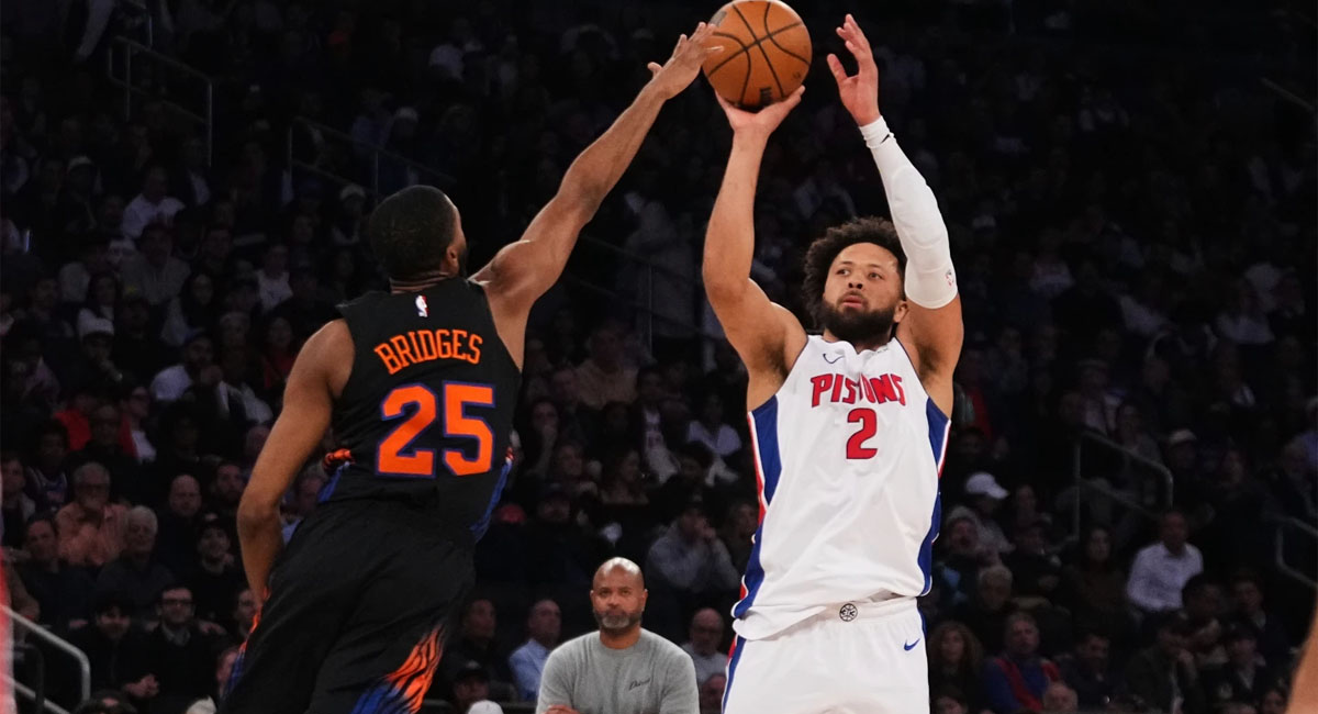 Cunningham lideró el ataque de los Pistons