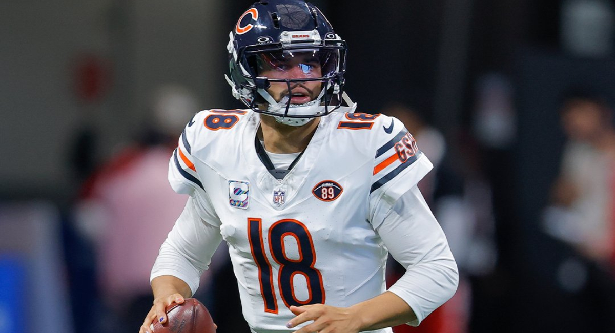 Caleb Williams, quarterback de los Chicago Bears, recibió una cuantiosa multa de la NFL por utilizar unos tacos no autorizados