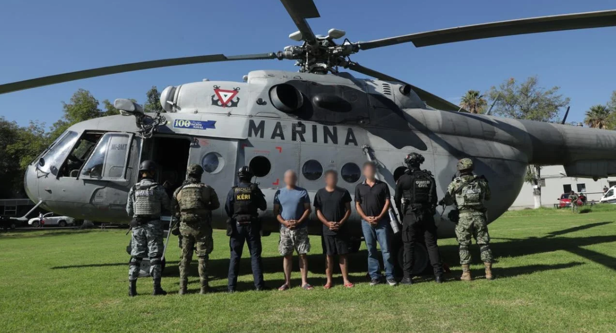 Capturan a tres objetivos prioritarios en Michoacán acusados de secuestro y narcotráfico