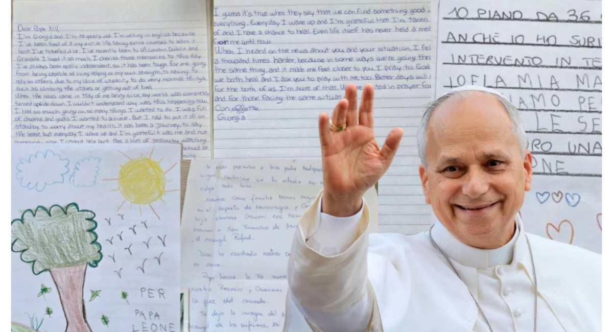 Cartas desde el Gemelli al papa León XIV: la emotiva muestra de apoyo de los niños hospitalizados