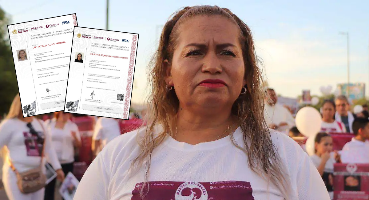 Ceci Flores y su hija Milagros, primeras buscadoras certificadas en México por CONOCER
