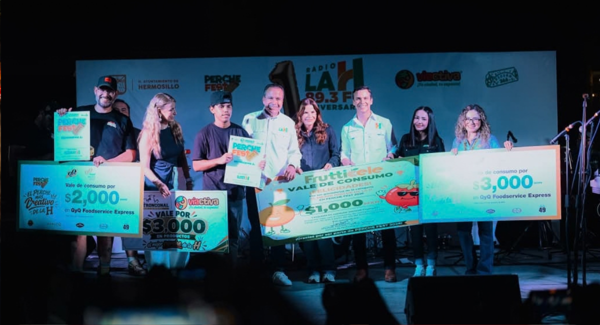 Celebra Toño Astiazarán el PercheFest y anuncia reconocimiento para Yahir