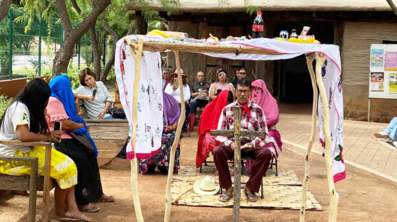 Celebran en Cócorit el recibimiento de las ánimas con rituales y tradiciones de la etnia yaqui