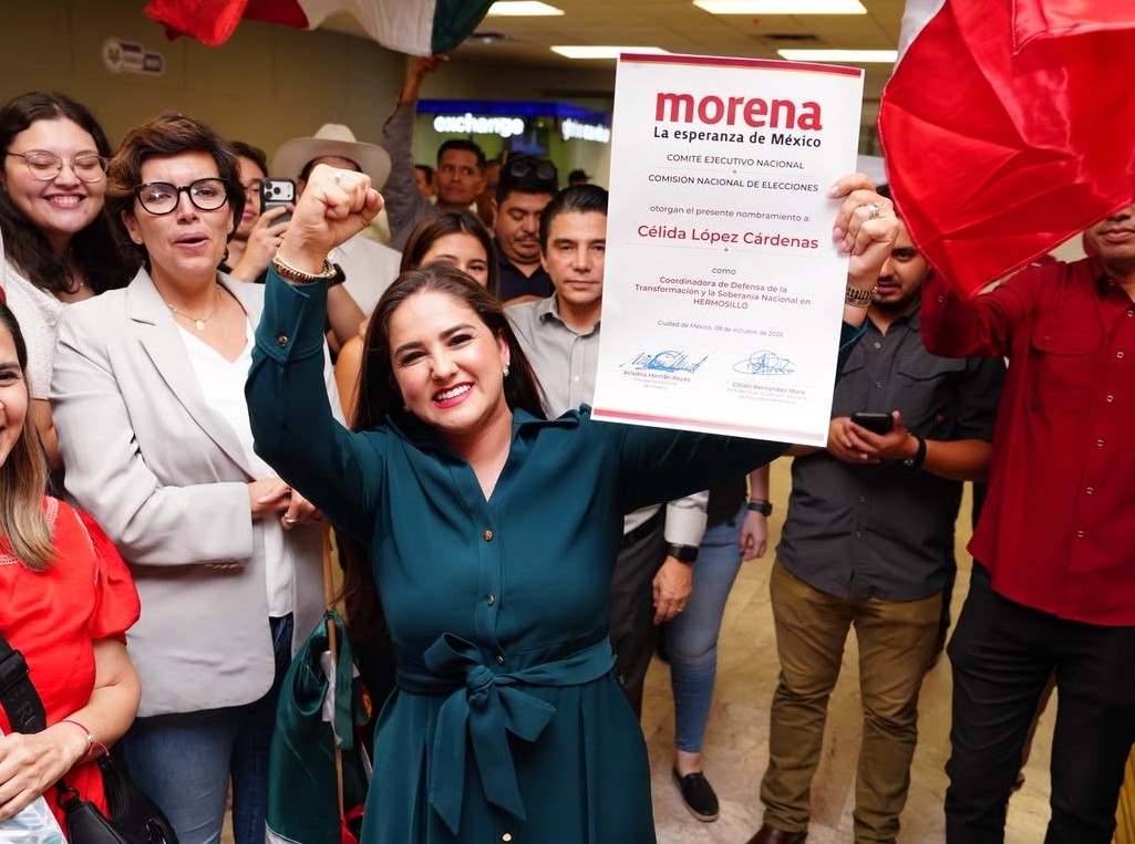 Célida López llama a la unidad de Morena y anuncia trabajo territorial en Hermosillo