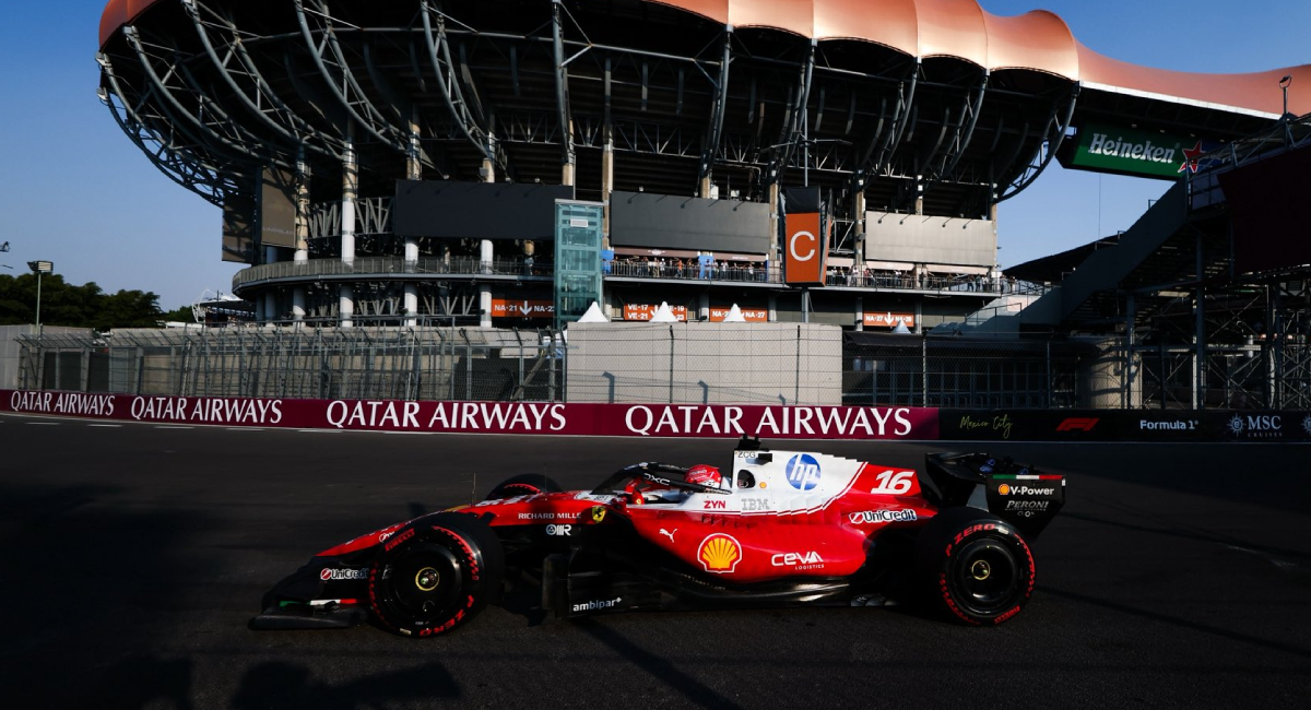 Charles Leclerc lideró también la segunda práctica libre en el AHR y dejó a Ferrari con buenas sensaciones rumbo al GP de México