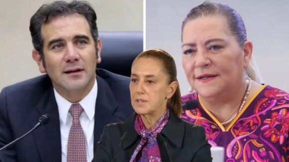 Claudia Sheinbaum acusa a Córdova y Taddei de mantener duopolio en contratos electorales