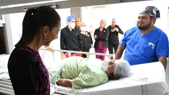 Claudia Sheinbaum realiza visitas sorpresa a centros de salud en Yucatán, por desabasto