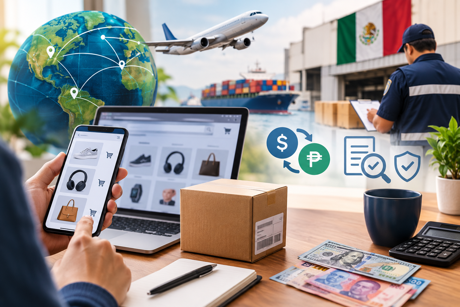 Compras en línea y envíos internacionales