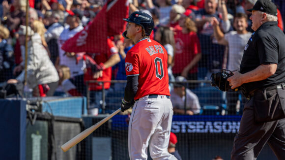 Cleveland toma ventaja en la SCLA sobre los Rays con cuadrangular decisivo de Petey Halpin en los playoffs