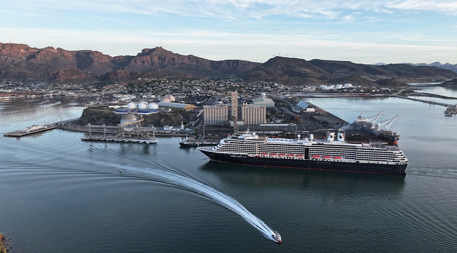 Crucero Koningsdam Guaymas, Asipona Guaymas, Holland America Line Guaymas, Arribo de cruceros Sonora