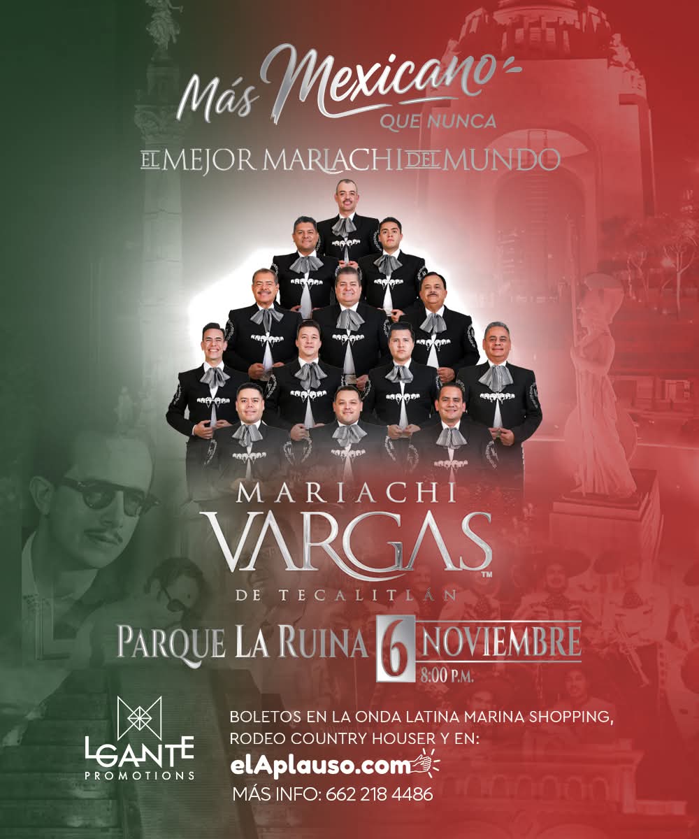 De traje de gala! Mariachi Vargas de Tecalitlán anuncia concierto en Hermosillo