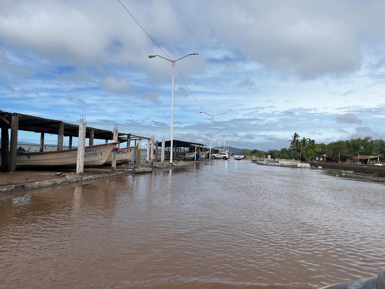 Desactivan alerta por inundación en Empalme tras disminución de escurrimientos